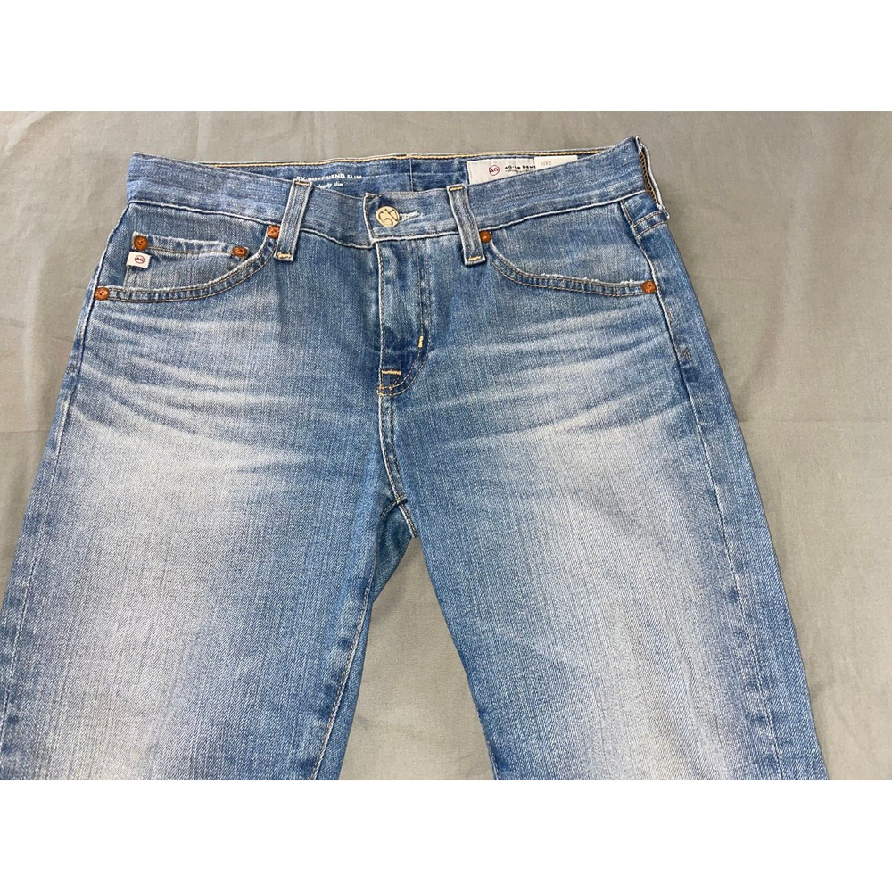 AG AG-ED Denim The Ex-Boyfriend Slouchy Slim Destroyed Jeans Size 24R - Picture 5 of 10